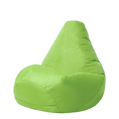 Veeva Sitzsack Outdoor Sitzsack Sessel für Kinder, 69x59x65cm, Made in Germany, Wasserfest, für Kinderzimmer, lindgrün