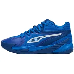 Puma Hallen-Indoorschuhe Dagger (Basketball) royalblau Herren - Sneaker mit PROFOAM Zwischensohle für leichten Rebound und PUMA BITE Innensohle für optimale Traktion. Ideal für Basketball auf Outdoor-Courts - Style und Performance vereint!