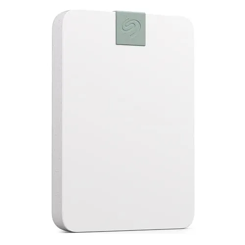 Seagate Ultra Touch HDD 2TB - Externe Festplatte mit USB-C - Externe Festplatte, 2TB Speicher, nachhaltig aus 30% recyceltem Material, ideal für umweltfreundliche Backups und universelle Kompatibilität mit PC, Mac und Chromebook.