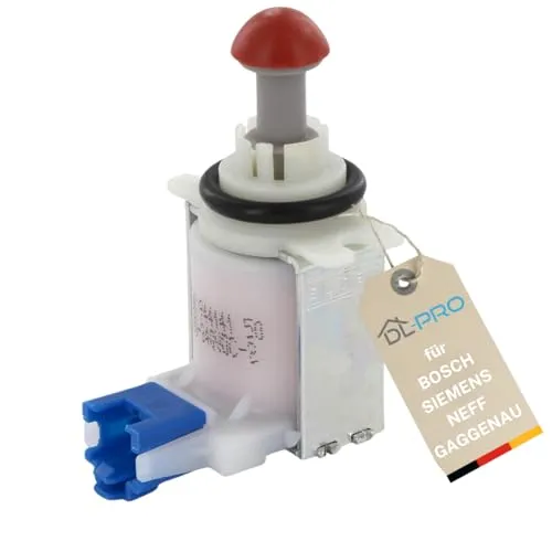 DL-pro Ventil Magnetventil Ablaufventil für Wassertasche in Spülmaschine Geschirrspüler/Fehler E19 / passend für Bosch 631199 00631199 11033896 Neff Gaggenau Küppersbusch Balay