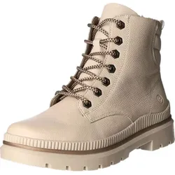 Remonte Damen D0C82 Kurzstiefel, Beige, 39 EU - Wanderschuhe mit echtem Leder und Thermo-Foil Innensohle, ideal für kalte Tage dank Kälteblocker und auswechselbarer Einlegesohle für individuellen Komfort.