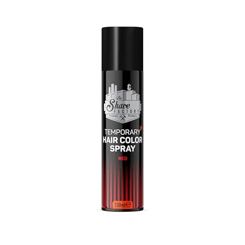 The Shave Factory Temporary+ Hair Color Spray Red 150 ml