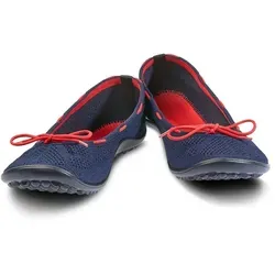 Leguano STYLE MARITIM Barfußschuh Ballerina - Bequemer Slipper in Dunkelblau, atmungsaktiv und wasserabweisend, ideal für entspannte Tage zu Hause.