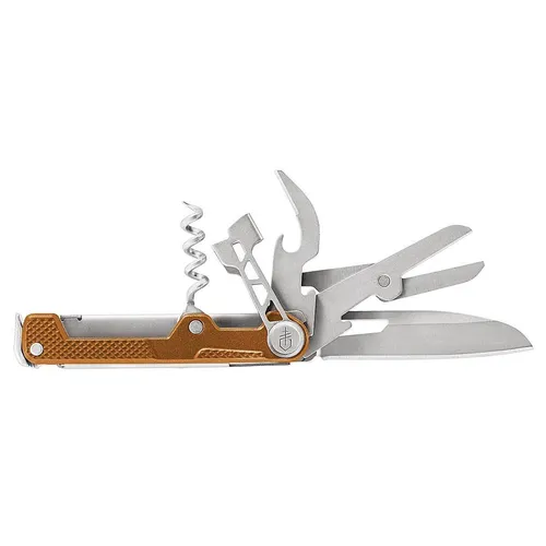Gerber ArmBar Cork Taschenmesser mit 8 Funktionen - Vielseitiges Multitool für den täglichen Gebrauch, ideal für Outdoor-Aktivitäten. Mit praktischen Funktionen wie Korkenzieher, Folienschneider und mehr, alles in einem kompakten Design für einfache Mitnahme.