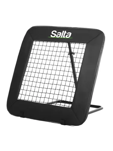 Salta Rückprallwand Fußball Rebounder Motion 84x84 cm - Vielseitiger Rebounder mit stufenlos einstellbarem Winkel bis 110 Grad. Robuster Stahlrahmen und wetterfestes Nylonnetz sorgen für starken Rückpralleffekt und langlebigen Einsatz bei verschiedenen Ballsportarten.