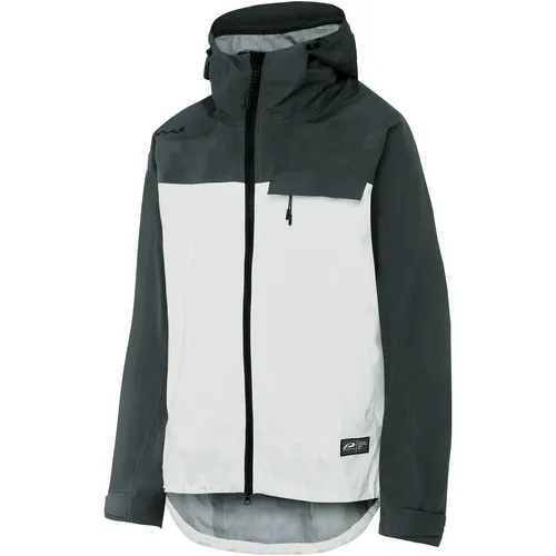 Protective Regenjacke "Space Age" in Grau/Weiß, Größe XL für Herren - Stylische Herren Regenjacke "Space Age" in Grau/Weiß – wasserabweisend, winddicht und atmungsaktiv. Ideal für Outdoor-Aktivitäten, mit verstellbarer Kapuze und reflektierenden Details für zusätzliche Sicherheit.