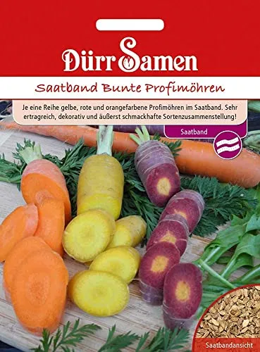 Dürr-Samen - Saatband Bunte Profimöhren F1 Saatgut