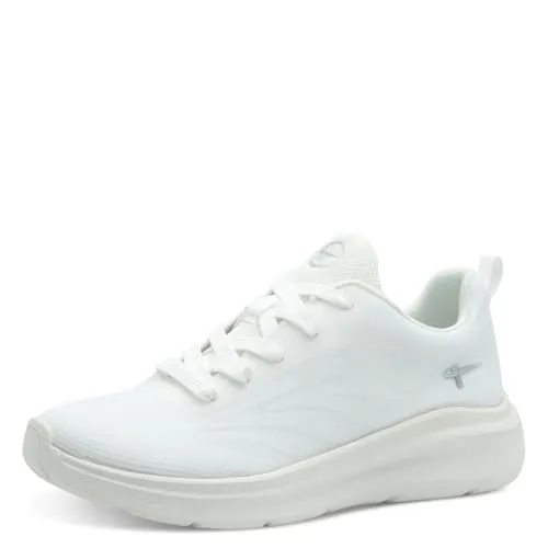 Tamaris COMFORT Damen Sneaker flach Sportlich Vegan, Weiß (Offwhite) - Bequemer Hallux-freundlicher Schuh - Damen-Sneaker mit optimaler Passform und veganen Materialien für höchsten Tragekomfort im Alltag. Ideal für einen stilvollen Freizeit-Look.