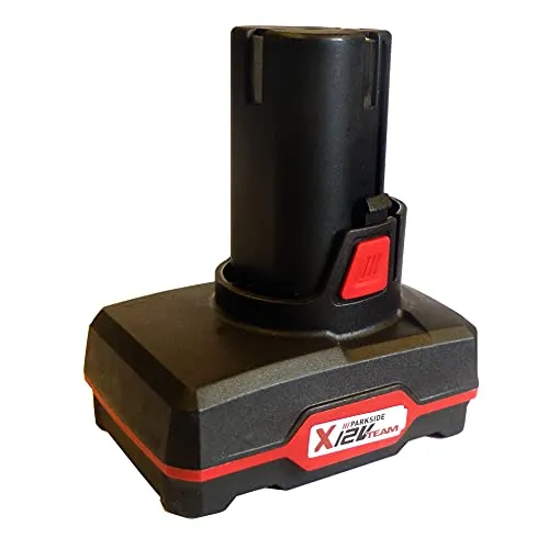 Parkside Battery PAPK 12 B3, 12 Volt, 4 Ah - Werkzeugakkus, optimiert für maximale Ladeeffizienz und lange Lebensdauer, kompatibel mit allen Geräten der Parkside X 12 V Team Serie.