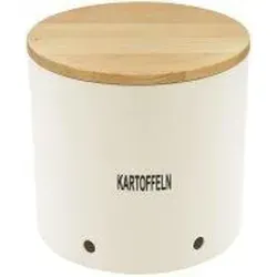 magu Vorratsdose Kartoffeltopf Natur-Design urban-grey creme 135666 - Frischhaltedose für Kartoffeln, klimaneutral aus Bio-Polymer hergestellt, sorgt für optimale Durchlüftung und nachhaltige Aufbewahrung.