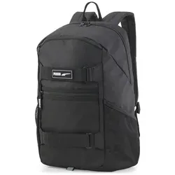 PUMA Deck Backpack 22L mit Laptopfach - Sportlicher Rucksack in Schwarz - Rucksäcke mit speziellem Laptopfach für sicheren Transport. Ideal für Freizeit und Sport, bietet der PUMA Deck Backpack 22L viel Stauraum und intelligente Details für optimale Organisation.