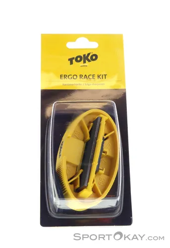 Toko Ergo Race Kit neutral (0000) - Werkzeuge für Pflege und Wartung von Langlaufskiern – Ergonomisches Design für präzises Schärfen der Kanten, inklusive Feile und Polierwerkzeug für optimale Ski-Leistung.