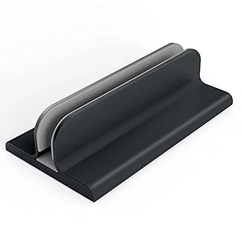 Slabo Notebookhalterung Laptopständer für MacBook | Air | Mac Book Pro | alle Notebooks | Laptops | Tablets Aluminium - SCHWARZ | Black