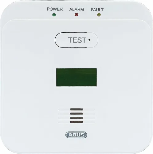 Abus COWM510 - CO-Melder, zuverlässiger Schutz vor Kohlenmonoxid mit modernster Technologie