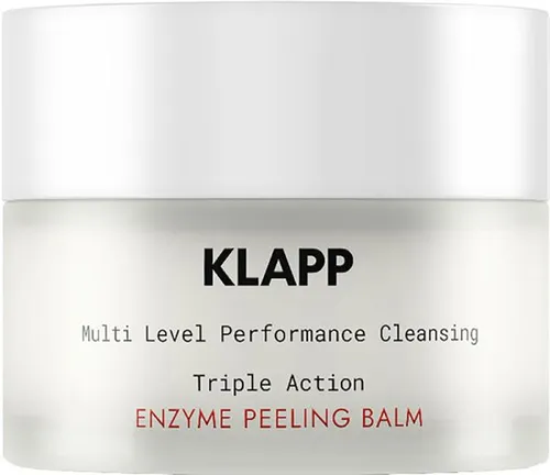 Klapp Triple Action Enzym Peeling Balm 50 ml - Gesichtsreinigung mit natürlichen Enzymen, ideal für sensible Haut. Fördert die Hauterneuerung sanft und sorgt für ein strahlendes, ebenmäßiges Hautbild.