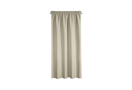 Eurofirany Vorhang Einfarbiger Vorhang – Blickdichter Stoff mit matter Oberfläche, Kräuselband, Satinbindung, pflegeleicht, 140 g/m² – 100 % Polyester