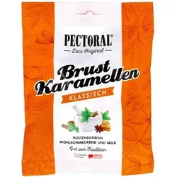 Pectoral Brustkaramellen Beutel - Tees für Hustenlinderung, mit wohltuender Süßholzwurzel und Honig, ideal für die Erkältungszeit und auch bei Kindern beliebt.