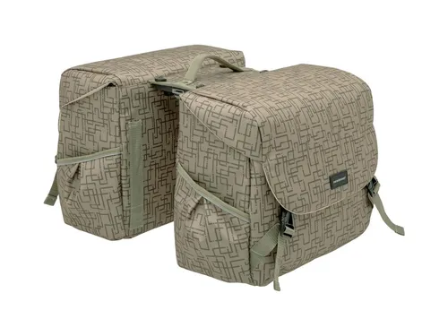 New Looxs Mondi Joy Double MIK Doppeltasche, Ivy Walnut, 38 Liter - Fahrradtaschen, wasserabweisend und geräumig mit 38 Litern für alle deine Abenteuer auf zwei Rädern.