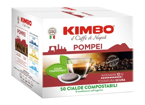KAFFEE KIMBO POMPEI - Box 50 PADS ESE44 7.3g