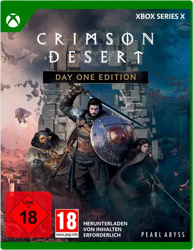 Crimson Desert [Day 1 Edition] – Action-Rollenspiel für Xbox Series X|S - Erlebe das aufregende Rollenspiel Crimson Desert in der Day 1 Edition. Tauche ein in eine fesselnde Fantasiewelt voller Abenteuer und Herausforderungen. USK ab 18 Jahren.