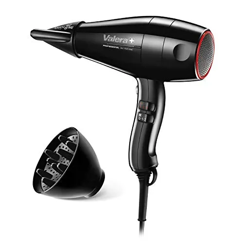 Valera Professional Swiss Silent Jet 7500 Light - Ultraleichter Haartrockner - Haartrockner mit 2000 Watt, ultraleise und superleicht (450 g). Ideal für professionelles Styling mit Smart Airflow Technology und abnehmbaren Düsen.