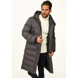 OneRedox Herren Parka mit Kapuze - Dunkelgrau - M - Der OneRedox Winterparka bietet optimalen Schutz vor Kälte dank hochwertiger Steppfüllung und winddichter Außenschicht. Praktische Taschen und eine großzügige Kapuze sorgen für Funktionalität und Stil in der kalten Jahreszeit.