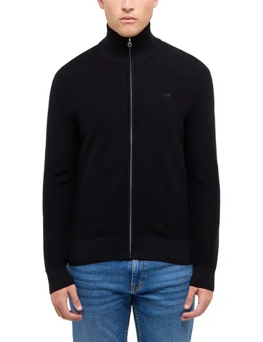 MUSTANG Cardigan Herren Style Escondido schwarz XXL (60/62) - Klassischer Cardigan aus 100% Baumwolle in Schwarz. Ideal für lässige Outfits, bietet angenehmen Tragekomfort und eine reguläre Passform.