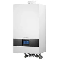 Buderus Gas-Brennwerttherme Logamax plus GB172i.2 - 25 kW - Brennwertkessel und Heizkessel mit bis zu 94% Energieeffizienz, modulierender Hocheffizienzpumpe und einfacher Bedienung über Farb-Touchdisplay für optimale Heizleistung.