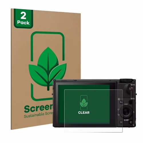 2x ScreenLeaf Displayschutzfolie für Sony Cyber-Shot DSC-RX100 III nachhaltig