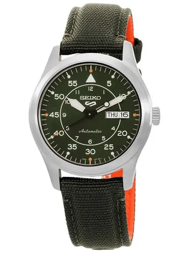 Seiko 5 Sports SRPH29K1 Herren Automatikuhr - Grün/Grün - Herrenuhren mit Automatikwerk, wasserdicht bis 10 bar und stilvollem grünen Ziffernblatt. Die perfekte Kombination aus Eleganz und Funktionalität für aktive Männer.