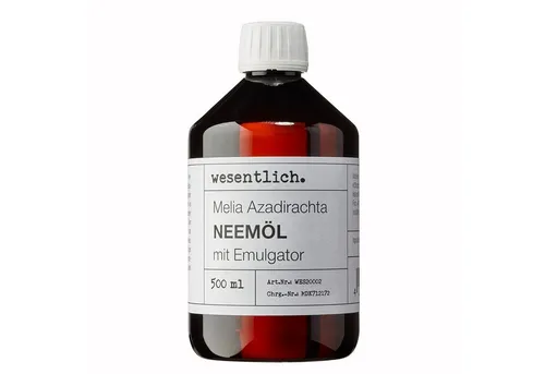 wesentlich. Gartenpflege-Set Neemöl mit Emulgator 500ml - fertig Gemischt für