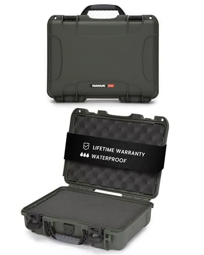 NANUK 910 Schutzkoffer (Hard Case) - Robuster Schutzkoffer für empfindliches Equipment, wasser- und staubdicht, ideal für Reisen und Outdoor-Aktivitäten