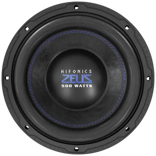 Hifonics ZXE10S4 Auto-Subwoofer 500W 4Ω - Car-HiFi-Lautsprecher mit leistungsstarken Y35-Magneten und handgeschöpften Papiermembranen für exzellenten Klang und hohe Lautstärken.