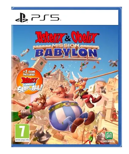 Asterix und Obelix: Mission Babylon - Day One Edition für PS5 - Erleben Sie das aufregende Abenteuer mit Asterix und Obelix im Partherreich auf der PS5. Diese Boxversion bietet spannende Action und ein fesselndes Gameplay für unvergessliche Spielerlebnisse.