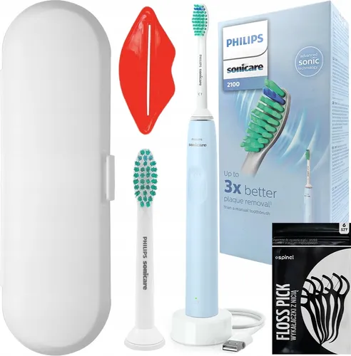 Philips HX3651/12 elektrische Zahnbürste blau + weißes Gehäuse + original Philips Proresult - Blau
