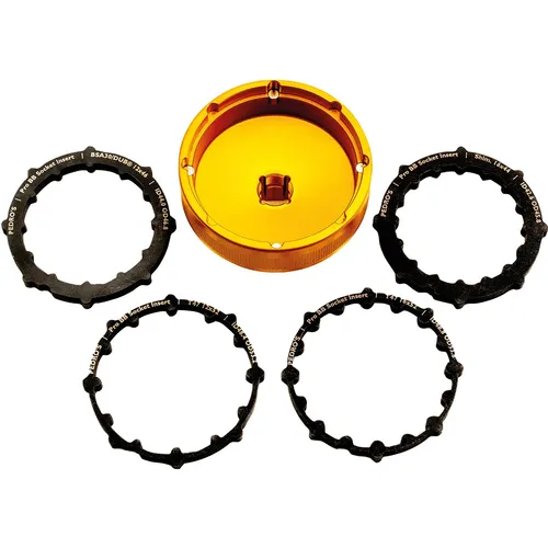 PEDROS Insert Pro BB Socket Insert Set, 5-teilig - Praktisches Set mit 5 Inserts für die einfache Montage von Tretlagern. Ideal für die schnelle und präzise Anwendung im Fahrradwerkzeug-Bereich.