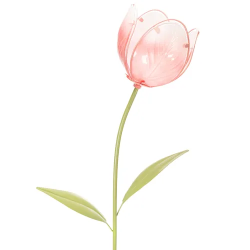 Gartenstecker Tulpe aus Glas und Metall – Farbtupfer für Ihren Garten - Hübscher Gartenstecker aus Glas und Metall, ideal für Blumenbeete. Mit einer Höhe von 94 cm bringt er frischen, modernen Stil in Ihre Gartengestaltung.