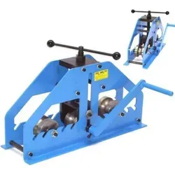 Walzenbiegemaschine 56036 für Rundrohre 38 mm - Manuelle Rohrbiegemaschine für Rundrohre bis 38 mm. Ideal für Rahmenbau und KFZ-Instandsetzung. Flexibles Biegen bis 90° mit hohem Pressdruck und inkl. Druckrollen.