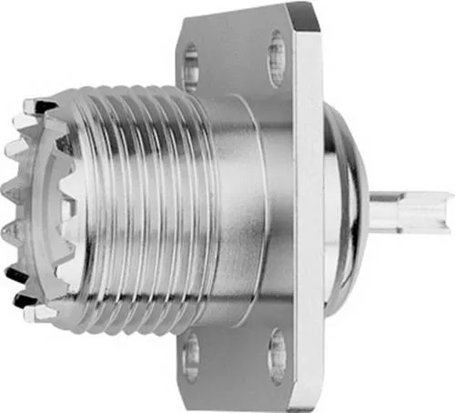 Telegärtner 100024344 100024344 UHF-Steckverbinder Buchse, Einbau 50Ω 1St.