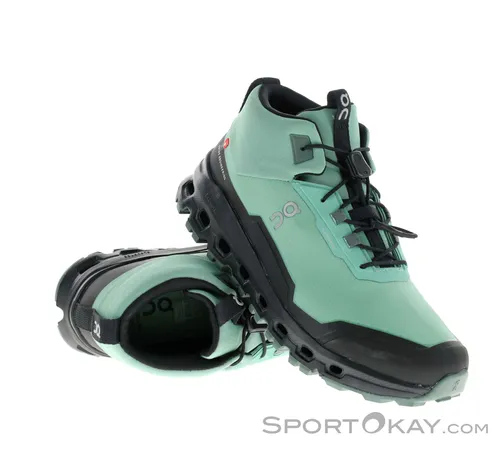On Cloudhero Mid Waterproof Y Kinder Wanderschuhe-Hell-Grün-4,5