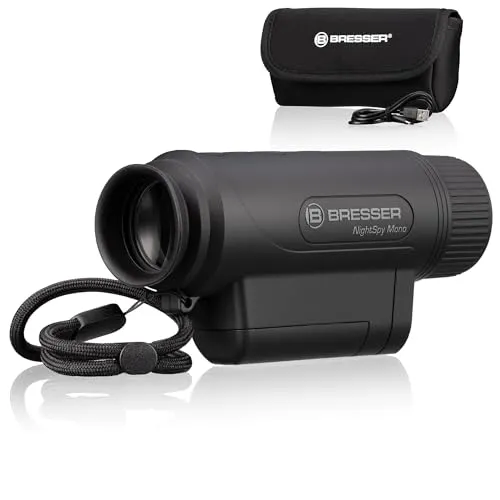 Monokulares Nachtsichtgerät NightSpy - Nachtsichtgerät mit bis zu 8-facher Vergrößerung und einer Sichtweite von bis zu 400 m, ideal für Outdoor-Abenteuer und Jagd.