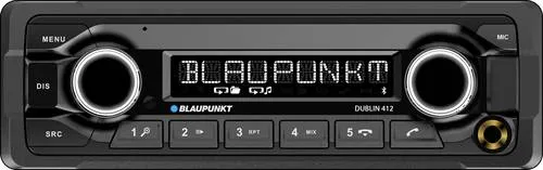 Blaupunkt DUBLIN 412 Autoradio - Autoradio mit digitalem Radioempfang und Bluetooth-Freisprechfunktion, ideal für sicheres Fahren und einfache Medienwiedergabe.