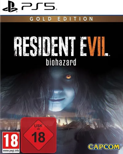 Resident Evil 7: Biohazard Gold Edition - PlayStation 5 (NEU & OVP!) - Action & Abenteuer Spiel für PlayStation 5, bietet fesselnden Überlebens-Horror mit mehrsprachigen Optionen und neuester Grafik für ein intensives Spielerlebnis.