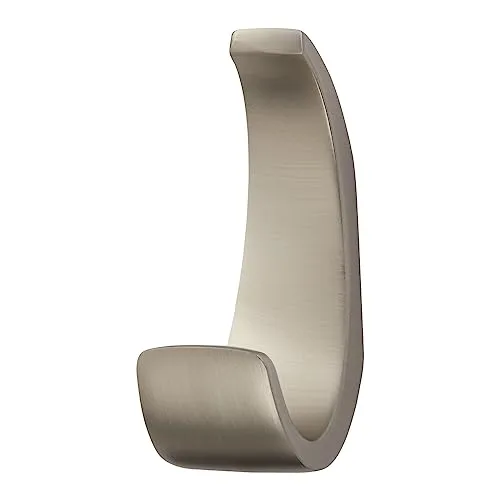 SOTECH Garderobenhaken VETRINO Höhe: 69 x Breite: 24 mm Edelstahloptik, Kleiderhaken modern aus Zinkdruckguss, stabiler Wandhaken auch für schwere Jacken