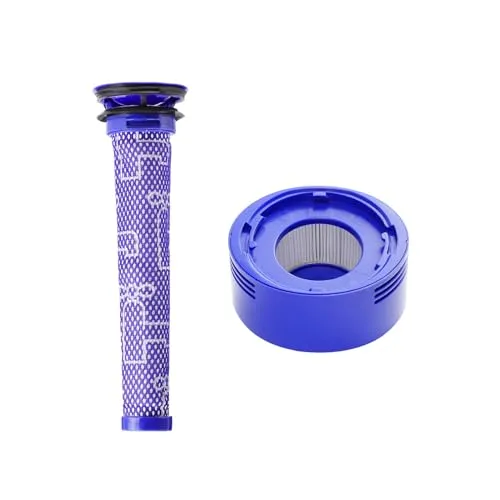 INF Ersatzteile Zubehör für Dyson V8 Staubsauger, Vorfilter und hinterer Filter, Ersatzteile Filter Zubehör Set, 2 × Staubsaugerfilter
