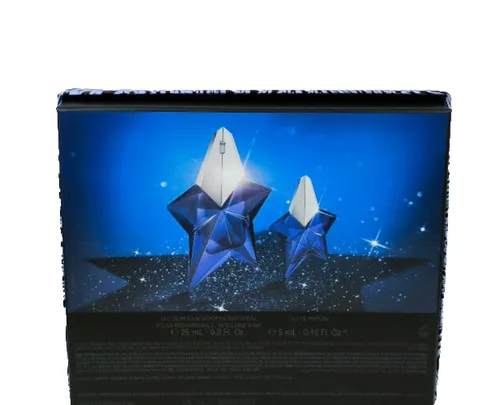 MUGLER ANGEL ELIXIR 25ml Eau de Parfum refillable 5ml EDP Spray Reise SET NEU