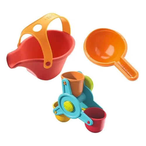 Haba Badespielzeug Badespaß Wassereffekte 8273960 - Farbenfrohes Badespielzeug von HABA mit Wasserrad, Schöpfkelle und Gießkanne. Fördert kreativen Spielspaß beim Planschen und sorgt für aufregende Wasserbewegungen im Bad.