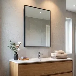 Kiamami Valentina 60x80 Spiegel mit mattschwarzem PVC-Rahmen - Eleganter 60x80 Spiegel mit mattschwarzem PVC-Rahmen, ideal für jeden Raum. Hergestellt in Italien, vereint modernes Design und geprüfte Qualität für eine stilvolle Einrichtung.