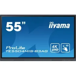 iiyama ProLite TE5504MIS 55" 4K IPS Display - 55" 4K IPS Monitor für 24/7 Nutzung, ideal für digitale Beschilderung mit 40 Punkt Touch-Technologie und vielseitigen Anschlussmöglichkeiten.