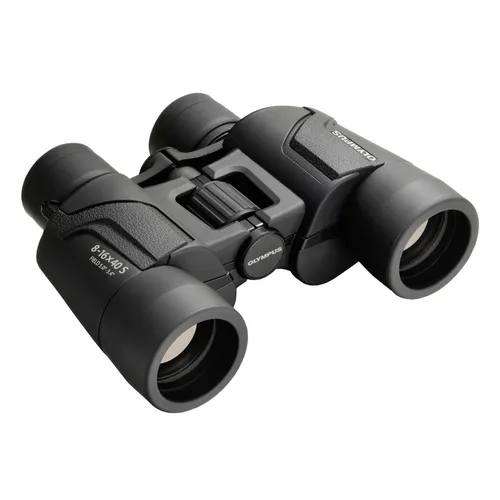 Olympus 8-16x40 S - Fernglas mit Tasche und Trageriemen, asphärische Linsen für verzerrungsfreies Sehen